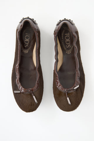 Tod's Hair Ballet Flat