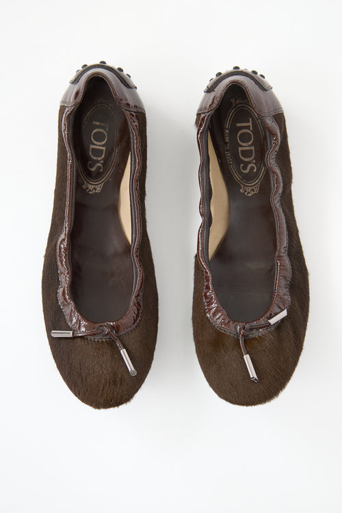 Tod's Hair Ballet Flat