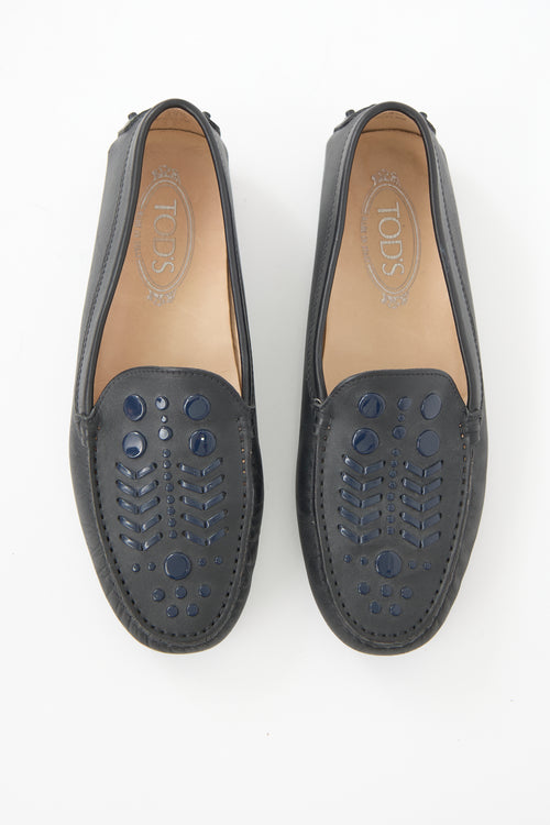 Tod's Leather Embellished Loafer