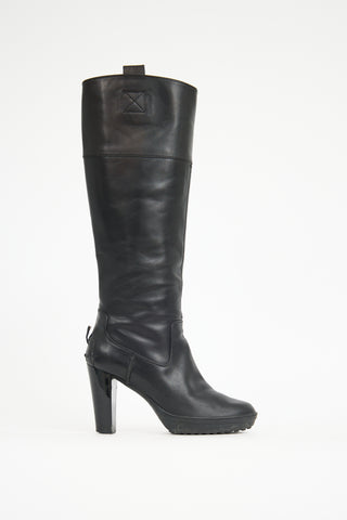 Tod's Leather Knee Boot