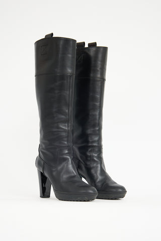 Tod's Leather Knee Boot