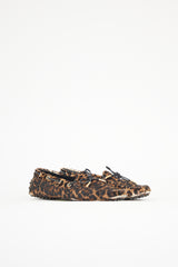 Tod's Printed Hair Bow Loafer
