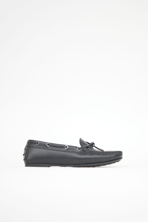 Tod's Saffiano Leather Gommino Loafer