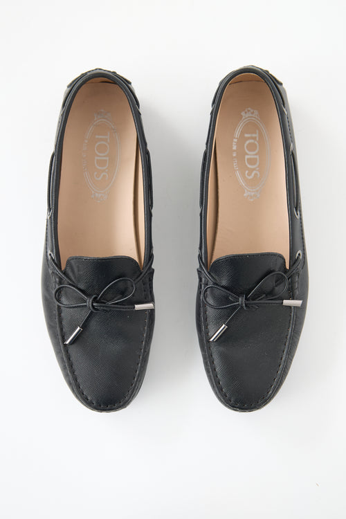 Tod's Saffiano Leather Gommino Loafer