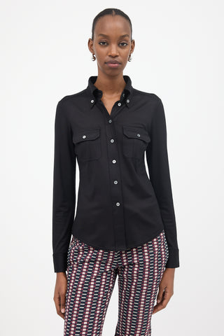 Tod's Silk Pocket Shirt