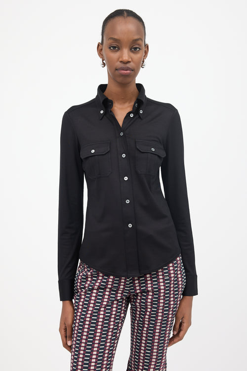 Tod's Silk Pocket Shirt