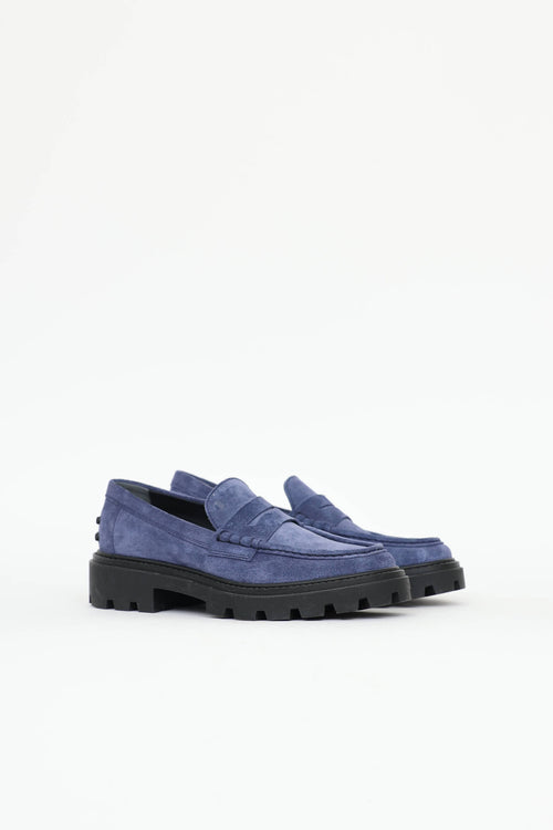 Tod's Suede Driving Loafer