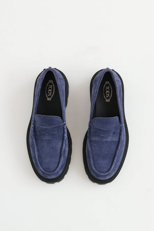 Tod's Suede Driving Loafer