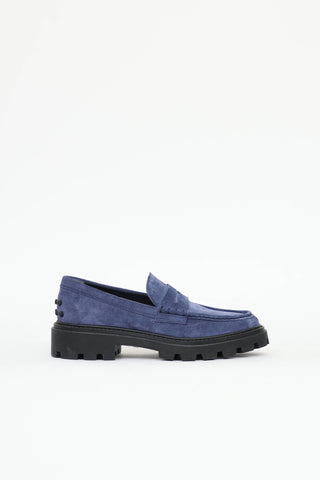 Tod's Suede Driving Loafer