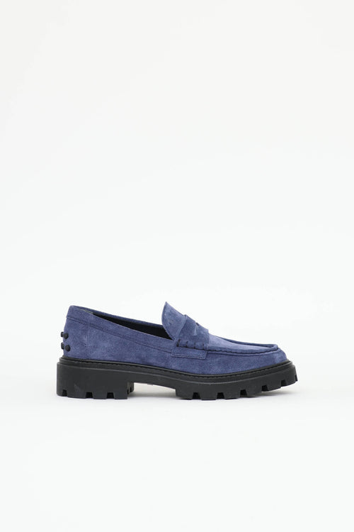 Tod's Suede Driving Loafer