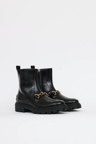 Tod's Gomma Chain Ankle Boot