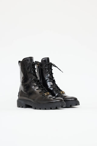 Tod's Gomma Pesante Combat Boot