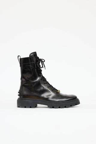 Tod's Gomma Pesante Combat Boot