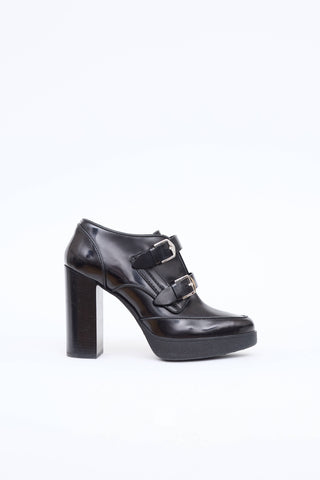 Tod's Buckle Heeled Bootie