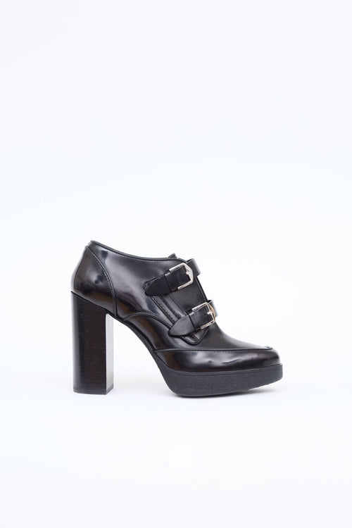 Tod's Buckle Heeled Bootie
