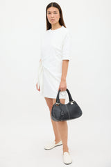 Tod's Black Leather Top Handle Bag