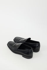 Tod's Black Leather Loafer