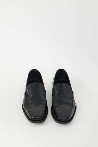 Tod's Black Leather Loafer
