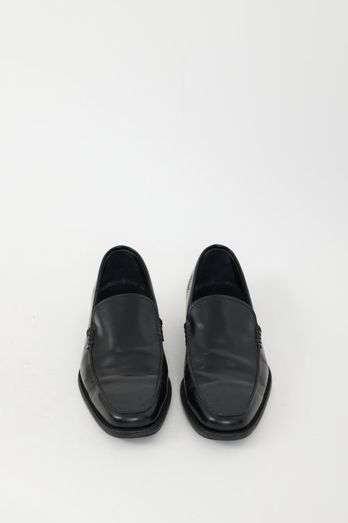 Tod's Black Leather Loafer