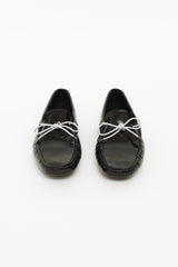 Tod's Black Patent Driving Loafer