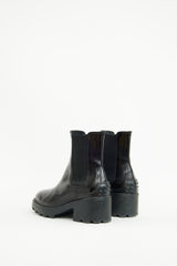 Tod's Black Gomma Carro Ankle Boot
