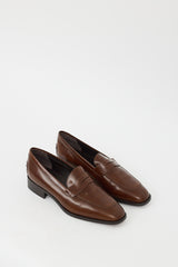Tod's Brown Leather Penny Loafer