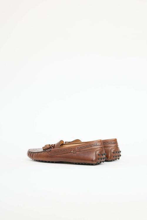 Tod's Eyelet Driving Loafer