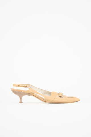 Tod's Leather Slingback Pump