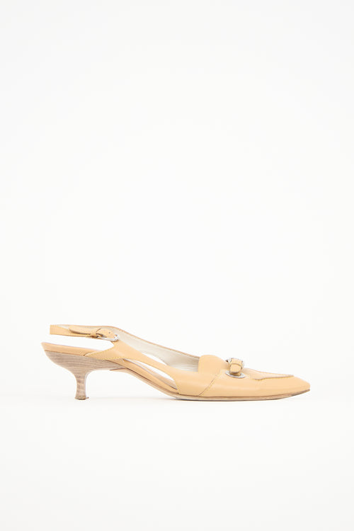 Tod's Leather Slingback Pump