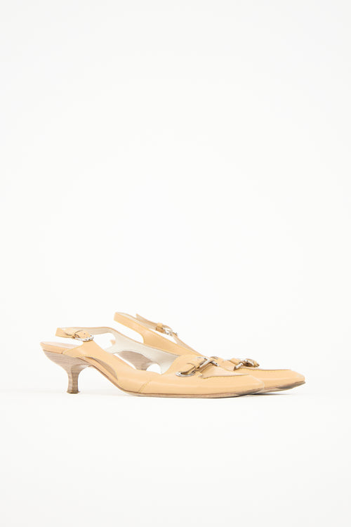 Tod's Leather Slingback Pump