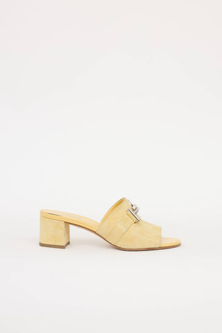 Tod's Suede Double T Mule