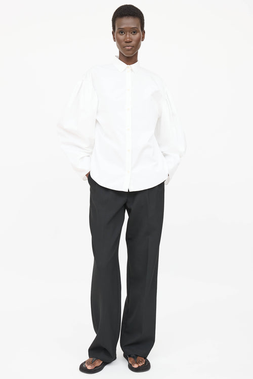 Toteme Puff Button Up Top