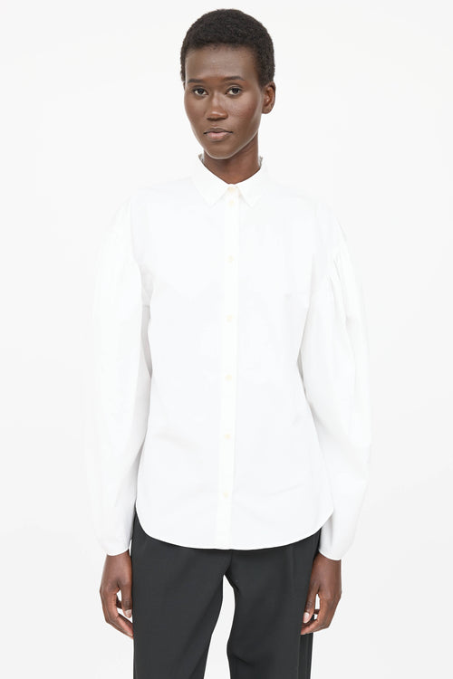 Toteme Puff Button Up Top