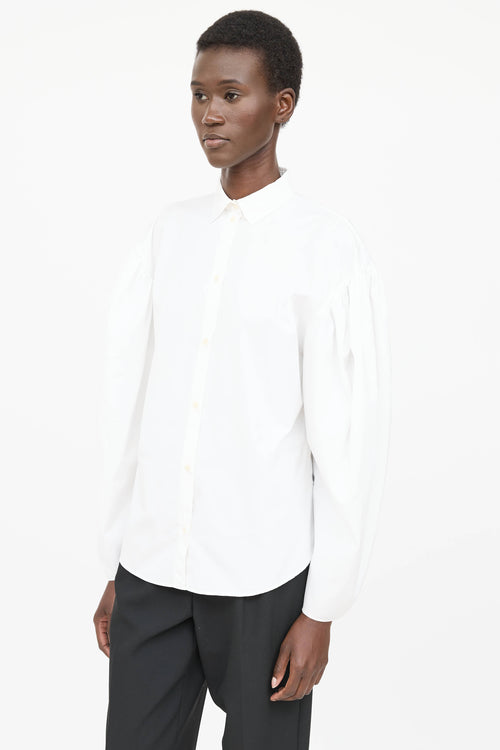 Toteme Puff Button Up Top