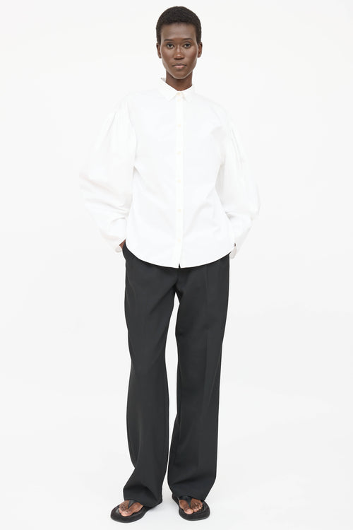 Toteme Puff Button Up Top