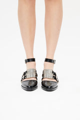 Toga Pulla Black & Silver Western Heel