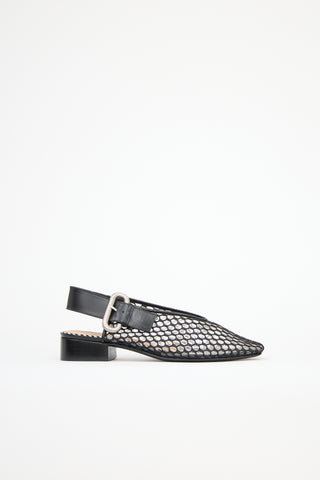 Toga Pulla Mesh & PVC Ballerina Loafer