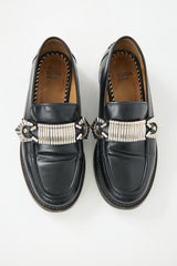 Toga Pulla Leather Buckle Loafer