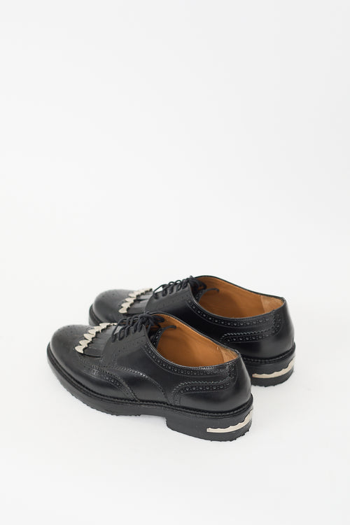 Toga Virilis Black Polished Leather Derby