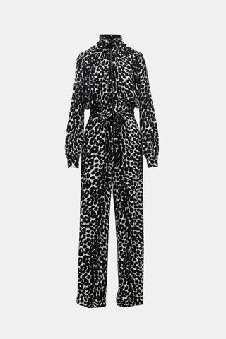 Tom Ford 2020 Printed Belted Jumpsuit