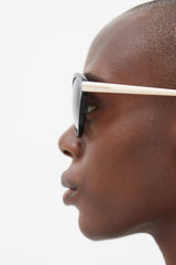Tom Ford Black & Cream TF342 Priscila Sunglasses
