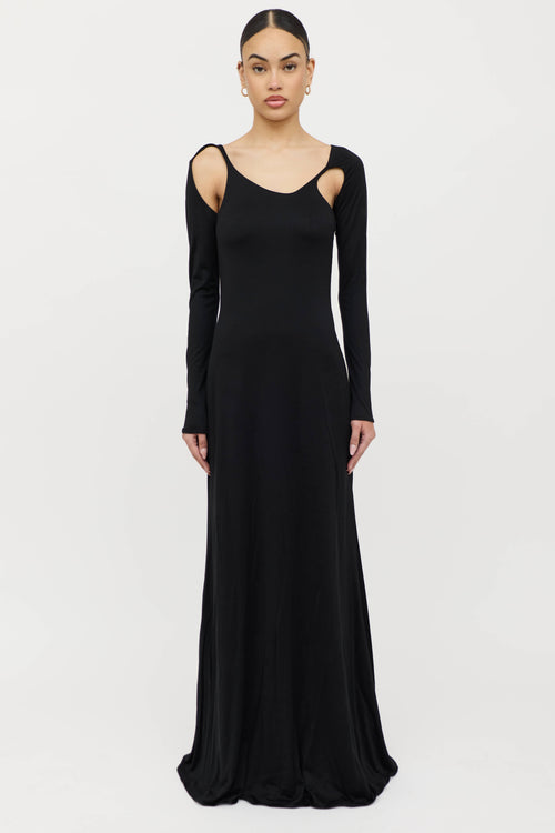 Tom Ford Silk Cut Out Maxi Dress
