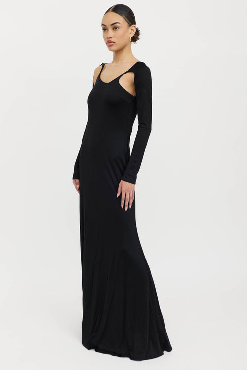Tom Ford Silk Cut Out Maxi Dress