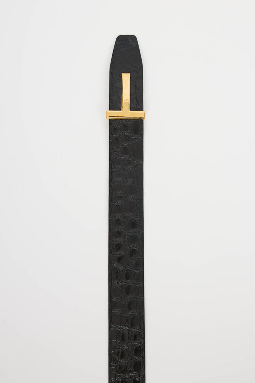 Tom Ford Reversible T Icon Belt