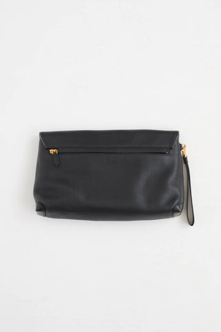 Tom Ford Leather Fold Over Clutch