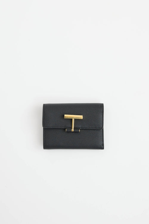 Tom Ford Leather Tara Compact Wallet