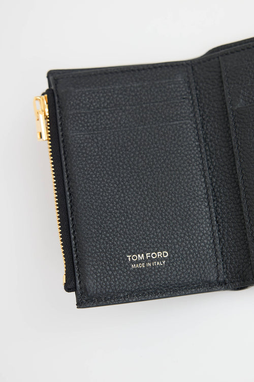 Tom Ford Leather Tara Compact Wallet