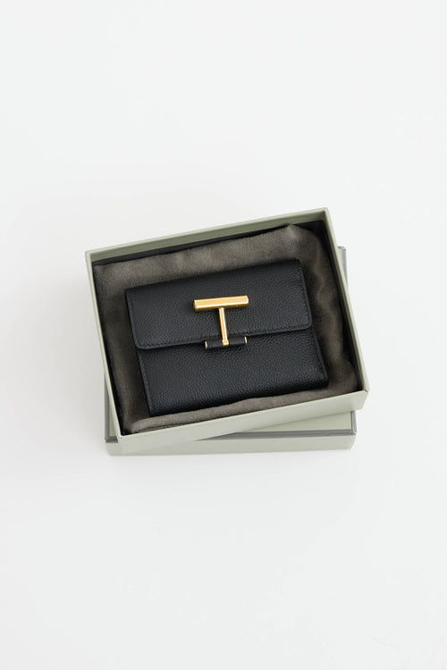 Tom Ford Leather Tara Compact Wallet