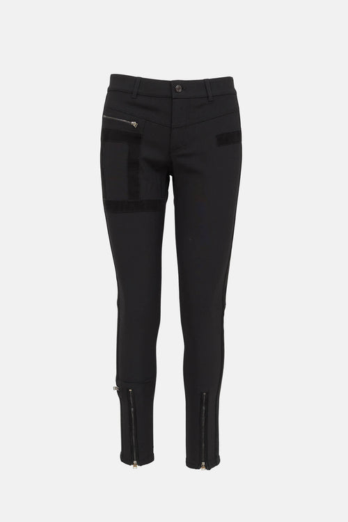 Tom Ford Wool Panelled Slim Trouser