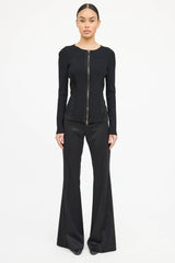 Tom Ford Rib Knit Zip Top